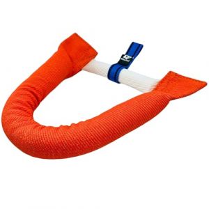 Bull Fit Fer à Cheval Boudin pour Chiens 30 cm, Boudin Chien Mordant en Nylon-Coton avec 2 Anses - Boudin À Mordre Jouet - Robuste Boudin Mordant Chien de Haute Qualité, Orange (Globalio, neuf)