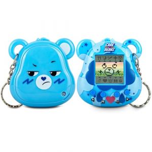 Bisounours virtuel Care Bears - Grumpy Bear Cyber ​​Pet avec fonctionnalit&eacute;s de soins, &eacute;cran 1,4", animaux virtuels interactifs portables pour enfants, jouet &eacute;lectronique de collection, batterie inclu (You Tec, neuf)