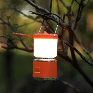 KLARUS CL8 Mini Lanterne de Camping Citrouille Lampes de Camping Rechargeables avec Crochet Pliable, 5 Modes d'Éclairage, Lampe LED Électrique IPX 5 Étanche, Lampe de Tente (Klarus® EU Store, neuf)