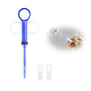 tiyiyok Lance Pilule Chat, Pet Pill Dispenser, Pilule Chat Distributeur de M&eacute;dicaments pour Animaux, Seringue pour Animaux de Compagnie avec Embouts Souples, pour Petits Chiens, Chats (leiyangshifangjiaodianzishangwuyouxiangongsi, neuf)