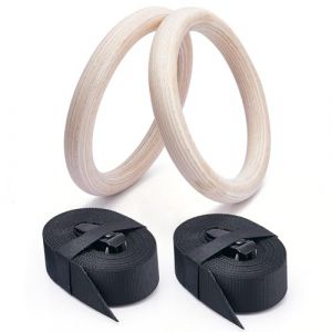 Anneaux Gymnastique, Avec Sangles R&eacute;Glables, Pourvue D'Une Lib&eacute;Ration Rapide Et D'Une Boucle D'Alpinisme, Outdoor Anneaux Gymnastique 28 mm, Adapt&eacute; Pour Les Salles De Gym Et Le Fitness &agrave; Domicile (Wang leng w, neuf)