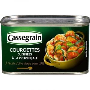 Cassegrain Courgettes Cuisin&eacute;es &agrave; la Proven&ccedil;ale &agrave; L&rsquo;huile d&rsquo;Olive 375g (lot de 5) (La Famille &agrave; Table! - LF&agrave;T!, neuf)