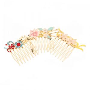 DRESSOOS 3 Pièces Peigne Mariée Coiffe Femmes Coiffes Fleur Coiffes Pour Femmes Fille Coiffe Pour Mariage Coiffe Pour Femmes Mariage Mariée Coiffes Femme Coiffe Filles Épingle À Cheveux (Mingsyue, neuf)