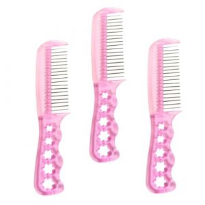 Ipetboom 3 pièces Brosse pour Perruque de Poupée Peigne Démêlant Doux pour Cheveux Synthétiques Accessoire Coiffure Garçon Fille Fille Garçon Soin sans Casse (KinRoZ, neuf)