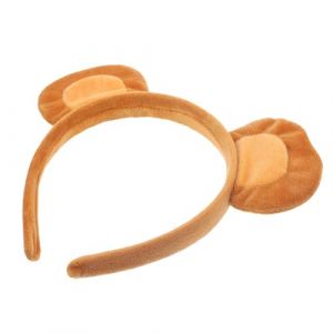 IMIKEYA bandeau oreilles de singe Accessoire de costume Accessoire déguisement singe Bandeau oreilles singe étiqueter oreilles d'animaux ornement de cheveux beau bandeau Plastique Brown (Elsy Abbas, neuf)