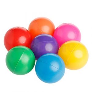 THINCAN Lot de 50 balles rondes multicolores en plastique souple pour b&eacute;b&eacute;/enfant 5 &agrave; 5 cm (DawenYIsheng, neuf)