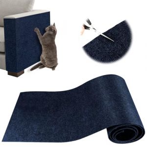 Griffoir Chat Canapé, Protection Canape Chat Anti Griffe 200 x 40 cm, Griffoir pour, Facile à Couper,Meubles,Murs,Sisal et Moquette (Bleu) (ZenithyrEn, neuf)
