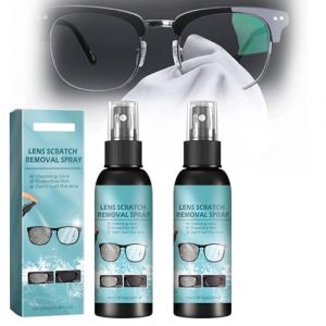 Nettoyant Lunettes de Vue 100ml Spray De Réparation Des Rayures Des Lentilles Spray Nettoyant Lunettes Anti-Traces de Doigts Convient aux Lunettes Lunettes de Soleil Objectifs D'appareil Photo (2#) (jingteng464, neuf)