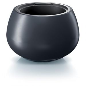 Tymar Pot de fleurs avec insert - En plastique - Grand format - Anthracite DBHEK - Diam&egrave;tre : 30 cm (Julmax, neuf)