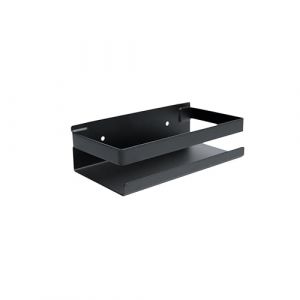 DOESS Porte-&eacute;pices- Support de cuisine suspendu-Support &agrave; &eacute;pices-Support de pot &agrave; &eacute;pices-Porte-&eacute;pices-Support de pompe &agrave; savon-Support mural-Organisateur d&rsquo;&eacute;pices (Noir, 20 CM) (FRSM Commerce, neuf)