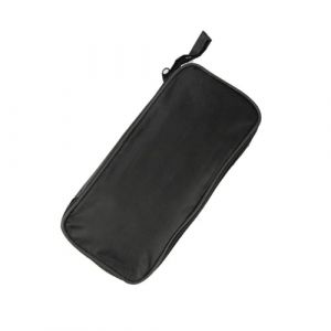 WAZUBC Sac en toile noire pour multim&egrave;tre - &Eacute;tanche et r&eacute;sistant aux chocs - &Eacute;tui souple en tissu noir pour multim&egrave;tre num&eacute;rique, 200 mm x 115 mm x 45 mm (Baarblous, neuf)