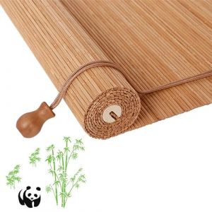 JSDMBD sur Mesure Store Venitien Store Bambou Exterieur Store Occultant Fenetre Tissé à La Main Facile à Installer Convient pour Une Utilisation Intérieure Et Extérieure A+ carbonized Color (LXXDSDDM, neuf)