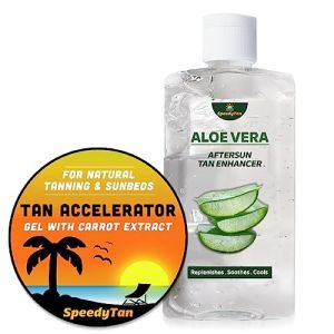 Gel accélérateur de bronzage de qualité supérieure – Pour une utilisation sur transat et bronzage naturel – Accélérateur de bronzage naturel avec huile de bronzage de carotte – Marque basée au (Costume Store UK, neuf)