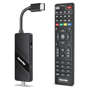 Décodeur TNT Full HD -DVB-T2 - OWERSLYN TNT Decodeur TV, HD 1080P HEVC H265 Main 10 Bits, Décodeur TV Support Sortie HDMI/AV et USB Multimédia Fonction PVR, Télécommande Infrarouge 2in1 (OWERSLYN, neuf)