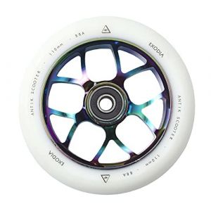 Roue Pour Trottinette Freestyle Antik Exodia 110mm 88a (Blanc/Neochrome) (Tendencio, neuf)
