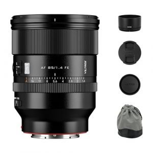 VILTROX AF 85mm F1.4 Pro FE Objectif Plein Format pour Monture Sony E, 85mm f/1.4 Objectif Portrait &agrave; focale Fixe autofocus Compatible avec Sony a7RIV a9 a7RII a7III a7C FX3 ZVE1 A1 a6600 a6700 a6400 (VILTROX EU Store, neuf)