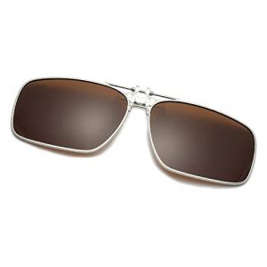 Long Keeper Clip Lunettes de Soleil Polaris&eacute;es, Clip Solaire pour Lunettes de Vue, Clipsable Sur Lunette de Soleil Polarisante pour Femme Homme (LongKeeper, neuf)