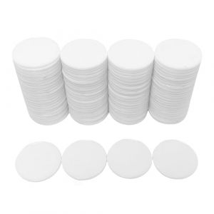 SmartDealsPro Lot de 100 25 mm/2,5 cm Plastique opaque l'apprentissage par les comptoirs jetons de poker avec boîte de rangement, blanc (SuperDealsPro(SmartDealsPro Official Store), neuf)