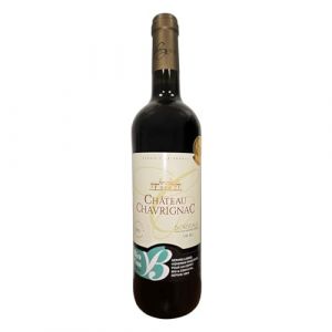Château Chavrignac – Grand Vin de Bordeaux Rouge AOC Bio– Médaillé Or -Cultivé en Biodynamie - cuvée 2023- Merlot - domaine familial- Bouteille de 75cl (1 bouteille) (Chateau Chavrignac, neuf)