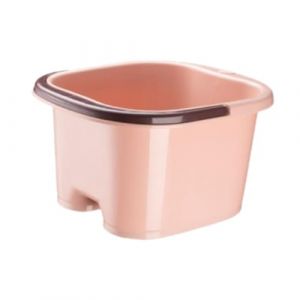 G&eacute;n&eacute;rique Pied Bet &agrave; pied Baignoire l&eacute;g&egrave;re avec poign&eacute;e domestique pour tremper la maison Baignoire de bain &agrave; pied multifonctionnel baignoire &agrave; pied, Rose (MERIGLARE, neuf)