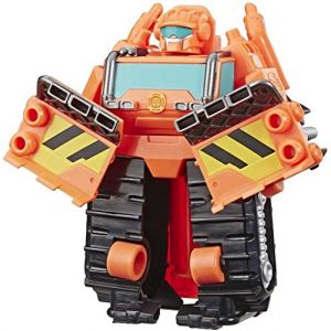 Transformers Playskool Rescue Bots Academy - Robot Wedge de 11 cm - Jouet Transformable 2 en 1 (Pas Cher ici ⭐⭐⭐, neuf)