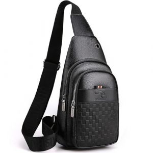 Wenbones Sac &agrave; Bandouli&egrave;re Sacoche Homme, Sac de Poitrine Homme Imperm&eacute;able, Sac Bandouli&egrave;re Homme, Sacoche Homme Bandouliere pour les Loisirs, le Travail, le Bureau, les Voyages (brachliegen) (JHM Wishes, neuf)