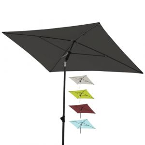 Derby Parasol de Balcon Rectangulaire 180x120cm - Pour Terrasse avec Coulisse, R&eacute;glable en Hauteur et Basculant (Knirps/doppler Official Store, neuf)