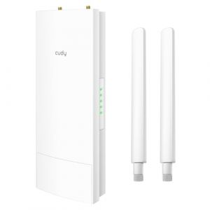 Point d'acc&egrave;s WiFi ext&eacute;rieur Cudy AC1200, Point d'acc&egrave;s sans Fil Double Bande &eacute;tanche IP65, Longue port&eacute;e, Alimentation PoE, Montage Mural/sur Poteau, beamforming, MU-MIMO, AP1200 ext&eacute;rieur (Cudy Official, neuf)