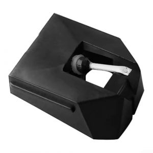 Honseadek VMN95E Aiguille de rechange pour platine vinyle Audio Technica AT-LP120X, stylet avec pointe diamant elliptique pour une reproduction sonore claire (noir) (xiaoehong, neuf)