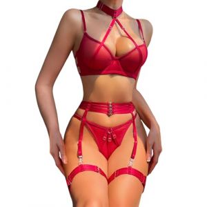 Tenue Sexy Femme &Eacute;rotique Hot Lingerie Nuisette Body Grande Taille Infirmiere Nuisettes String Ouvert Collant Robe Vetement Pyjama Haut Culotte Fendue Tenu Pute Latex Soutiens-Gorge (ZJsz, neuf)