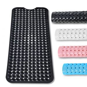 Basvii Baignoire Tapis Non Glissant 100 x 40 cm, Tapis de Bain antidérapant avec 300 Tasses sucrées en PVC et en Caoutchouc, 100% BPA, Lavable en Machine, pour Baignoire, Plancher de Salle de Bain (STORE TOMASHEVSKII MAKSIM S.R.L., neuf)