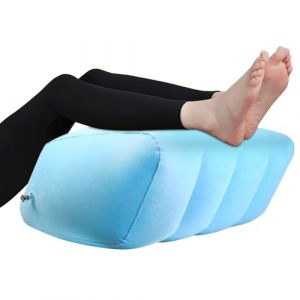 Coussin Jambes Surélevé, Coussin Gonflable Repose Jambe, Oreiller D'élévation des Jambes, Coussins Relève-Jambes, Coussin pour Les Jambes, pour Améliorer Circulation Sanguine, Réduire Enflure（bleu） (bigemai, neuf)