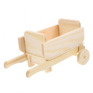 Toys pour Enfants, Mini-charrette en Bois, modèle de brouette inachevée, Mini Wagon pour l'ornement de Paysage Bureau à Domicile (enshizhououhedianbaihuoyouxiangongsi, neuf)