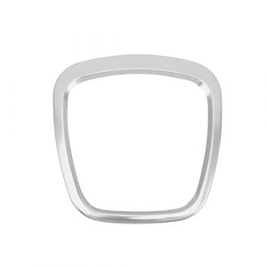 Cache Logo Central de Volant en Chrome pour Audi A3 8P S3 A4 B6 B7 A5 A6 Q5 Q7 Accessoires d'int&eacute;rieur,Cache Logo de Volant Autocollants,Autocollants (Argent) (Henqidz, neuf)