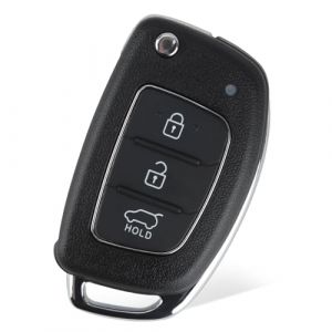 Bo&icirc;tier de Cl&eacute; de Voiture de Remplacement, Coque pour Cl&eacute; Compatible avec Kia Sportage Cee'd Picanto Rio et Hyundai i30 i10 i20 iX20 iX35 Kia Cee'd Soul Sportage Venga 3 Boutons Coque de T&eacute;l&eacute;commande (HuiQiongHuiChuang, neuf)