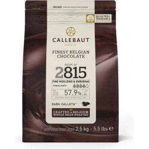 Chocolat noir Excellent, callets, 57,7 % cacao, 2,5 kg (Baktotaal, neuf)