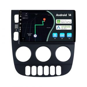 MSD 9 Pouce Autoradio pour Mercedes-Benz W163 ML320 ML350 ML400 ML500 1997-2005 | Wireless Carplay Android Auto | Android 14 GPS Navigation Radio | Volant DSP Dab Bluetooth | Cam&eacute;ra arri&egrave;re | 2 Din (NavikPro, neuf)