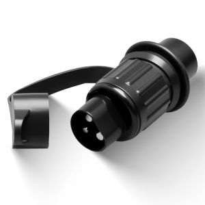 Prise 3 Plots 12V Agricole K4056 Prise 3 Broches Male Camion pour Norme Din 9680 pour Remorque/Tracteur/Voiture/D'attelage Male Caravane (CuiErNingDianZi, neuf)