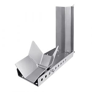 NAIZY Support moto 1 pièce, berceau remorque, aide chargement réglable, support moto, pince avant 3 trous boulon ancrage, support transport moto, béquille roue (1 pièce) (Alrich UG, neuf)
