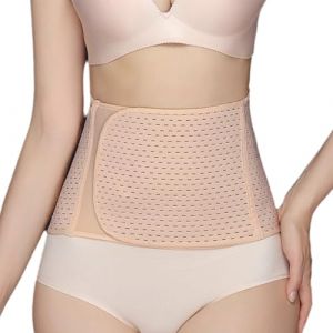Ceinture ventrale post-partum, Ajustable et Respirante, Ceinture grossesse soutien abdominal et dorsal, Ceinture Soutien Grossesse avec Ceinture Pelvienne, Ceinture Post Partum Accouchement (ZHAO DAN DE DIAN, neuf)