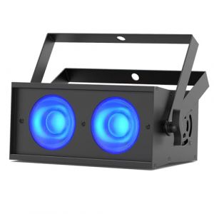 150W COB Par LED RGBW Éclairage de Scène 8CH Jeux de Lumiere DJ pour église Disco Mariage Bar Fête Théâtre Projecteur (KIEHUS MJHDU, neuf)