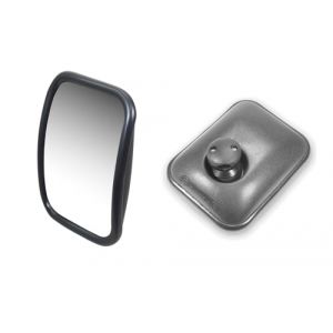 R&eacute;troviseur Ext&eacute;rieur Lat&eacute;ral Grand Angle Miroir en Verre Convexe 22x17cm / Bras &Oslash;20-30mm Homologu&eacute; E4 Universel pour Camion Poids Lourds Tracteur Agricoles Chariot &Eacute;l&eacute;vateur Fourgon (JJ AUTOBITS, neuf)
