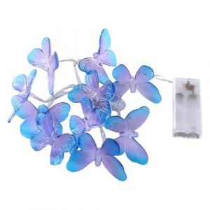 Fiorky 3 m 20 LED Papillon Guirlande Lumineuse Cr&eacute;ative Papillon Lampe de Nuit Papillon Lumi&egrave;res D&eacute;coratives pour Int&eacute;rieur Ext&eacute;rieur Maison Jardin &Eacute;t&eacute; F&ecirc;te d'anniversaire Mariage Saint (Pingjia Ltd, neuf)