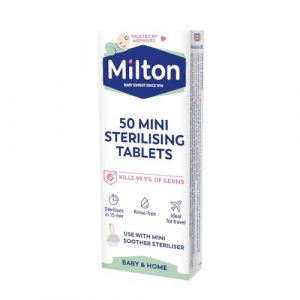 Milton Lloyd Mini Comprimés de Stérilisation, Blanc, 50 Comprimés (KEMFITT, neuf)