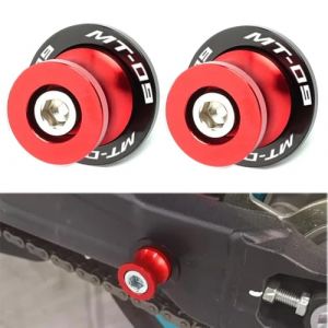 MT-09 Moto M6 Diabolos - 2Pcs 6mm Bobine de support Bras Oscillant arrière pour MT-09 MT09 SP 2000-2017 2018 2019 2020 2021 2022 -Rouge (QJY-Motor Part-Store, neuf)