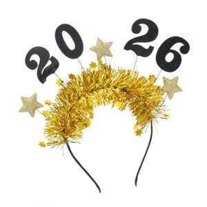 ADOCARN Bandeau Th&egrave;me &Eacute;toile Accessoire pour F&ecirc;te Nouvel An pour &Eacute;v&eacute;nements et C&eacute;l&eacute;brations Accessoires de Cheveux (Qihmm, neuf)