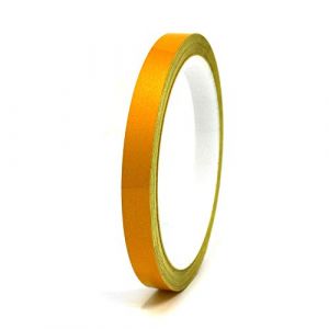 Finest Folia Bandes adhesives décoratives pour auto voiture moto bateau modélisme nombreux coloris longueur 10m ruban adhésif (Jaune réfléchissant, 6mm) (Finest-Folia, neuf)