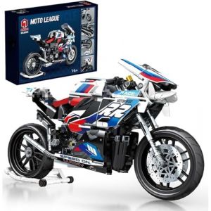 CIJINAY Technic Moto Bloc de Jeu de Construction pour BMW S1000RR, 768 Pièces MOC Technique Moto Briques de Construction, Modèle de Moto Kit de Construction Cadeau Jouets pour Enfants et Adultes (CiJin, neuf)