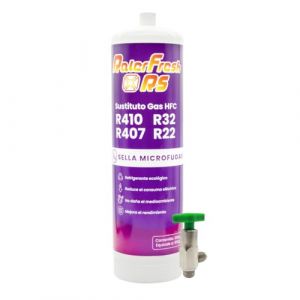 Gaz réfrigérant organique pour climatisation type Split Ralerfresh RS équivalent à 950 g, remplacement des gaz R410, R32, R407 et R22 (Bouteille + clé) (Todoelectrico, neuf)