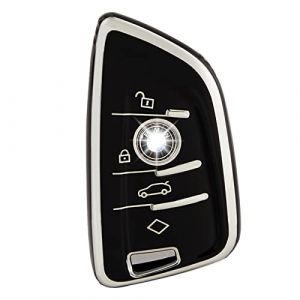 OFFCURVE Etui a Cle Voiture Coque Cl&eacute;, &Eacute;tui &agrave; Cl&eacute;s TPU Couvre Clef 2/3/4 Boutons pour BMW 1 Series 2 Series 3 4 Series 5 Series 6 Series X1 X2 X3 X4 X5 X6 X7 X5M X6M F15 F16 F39 F48 G11 G12 G30 (OFF CURVE EUR, neuf)